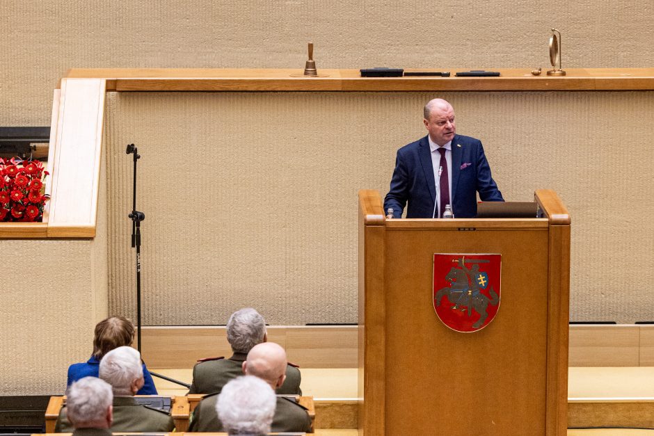 Laisvės gynėjų susitikimas Seimo Kovo 11-osios Akto salėje