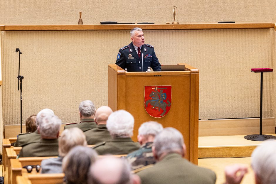 Laisvės gynėjų susitikimas Seimo Kovo 11-osios Akto salėje