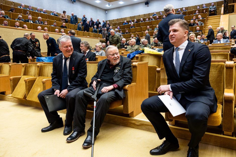 Laisvės gynėjų susitikimas Seimo Kovo 11-osios Akto salėje