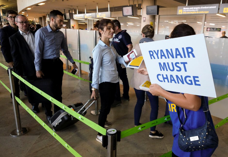 Teismas leido britų „Ryanair“ pilotams streikuoti