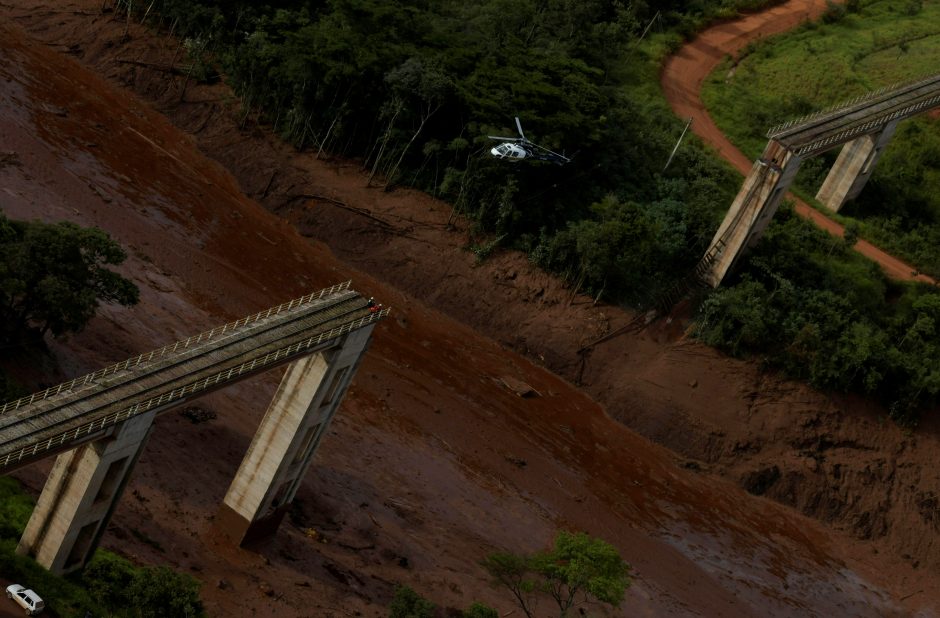 Brazilijoje po užtvankos griūties dingo apie 200 žmonių