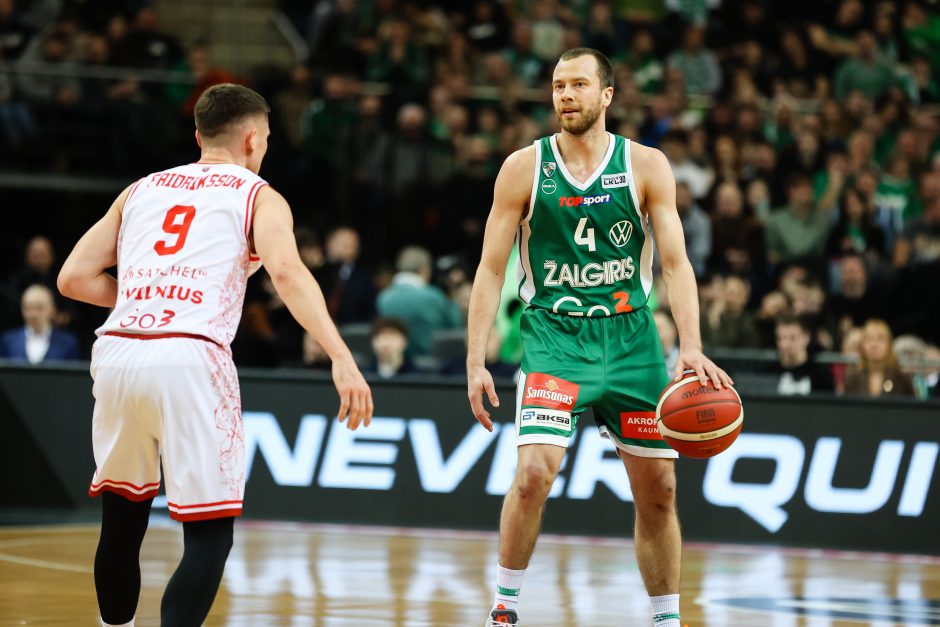 LKL lyderių akistata: varžovų snaiperių nesulaikęs „Žalgiris“ pralaimėjo vilniečiams