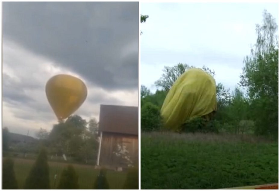 Siaubingo incidento su oro balionu niekada nepamirš: žmonės gulėjo ant pilvų, vyras išvis nejudėjo