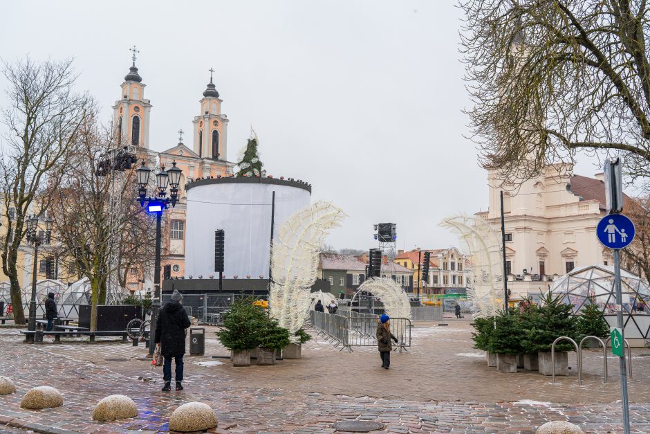 Kauno Rotušės aikštė šįvakar taps kalėdinio laukimo epicentru