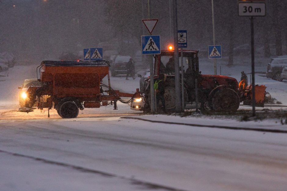 Apie orų maišalynę: Lietuva padalinta į keletą dalių