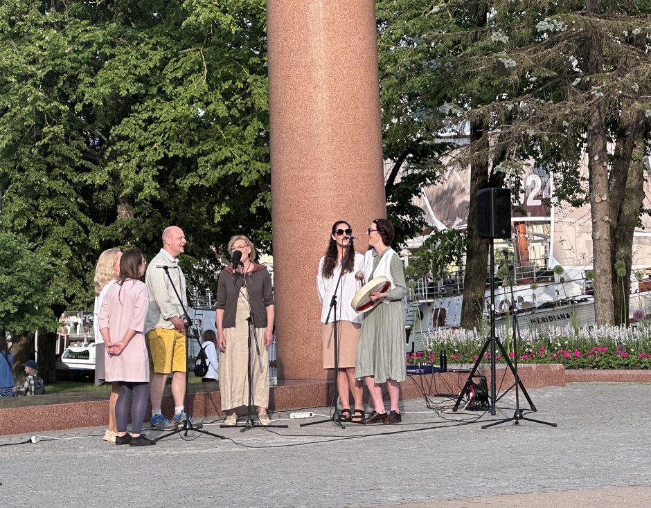 Vakarą uostamiestyje karūnavo bendruomenės šventė