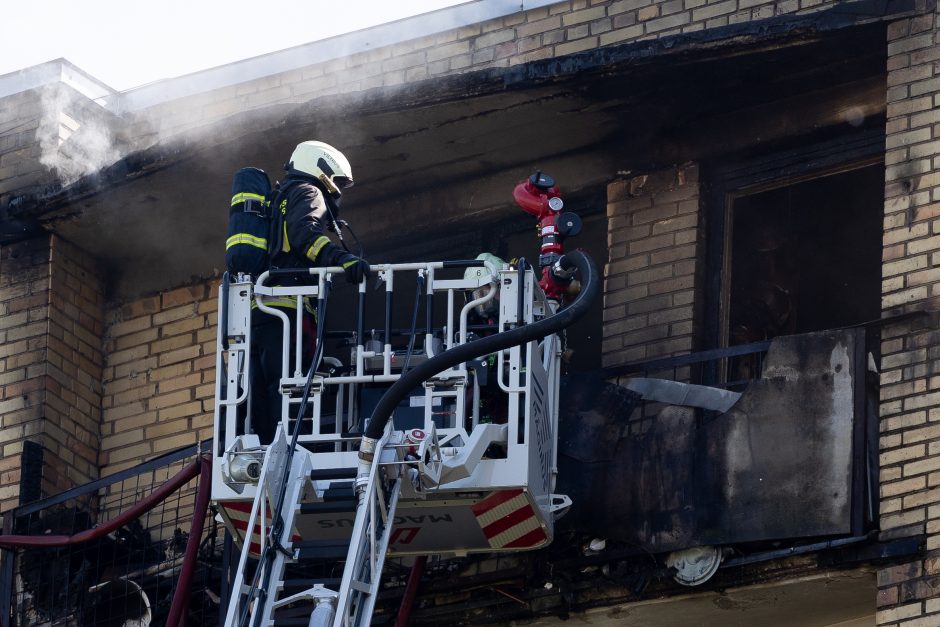 Po gaisro Žirmūnų rajone – netikėtas radinys