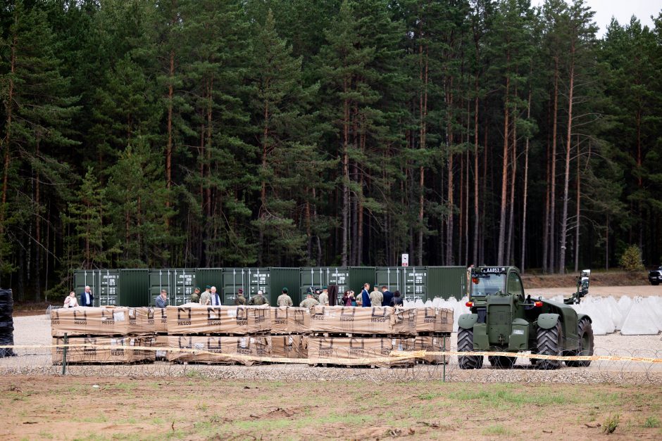 Atidarytas pirmas kontrmobilumo priemonių parkas: L. Kasčiūnas akcentuoja efektyvumą