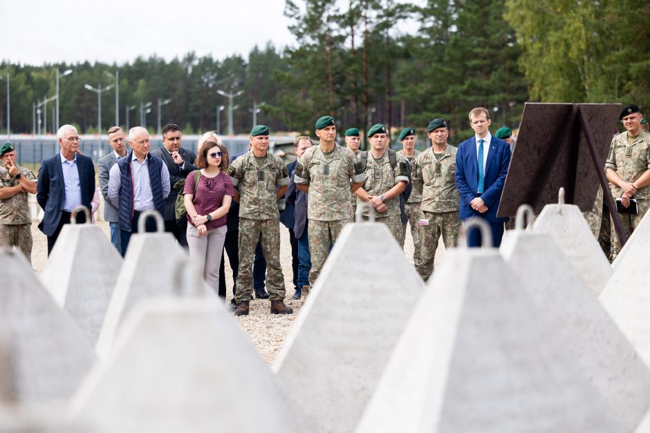 Atidarytas pirmas kontrmobilumo priemonių parkas: L. Kasčiūnas akcentuoja efektyvumą