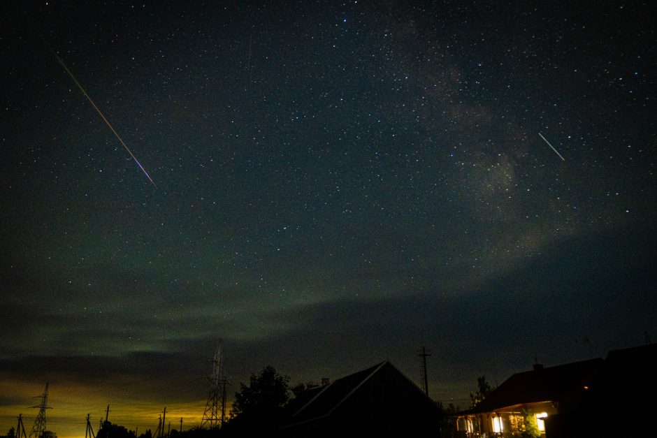 Stebėjo perseidų lietų – sulaukė policijos dėmesio