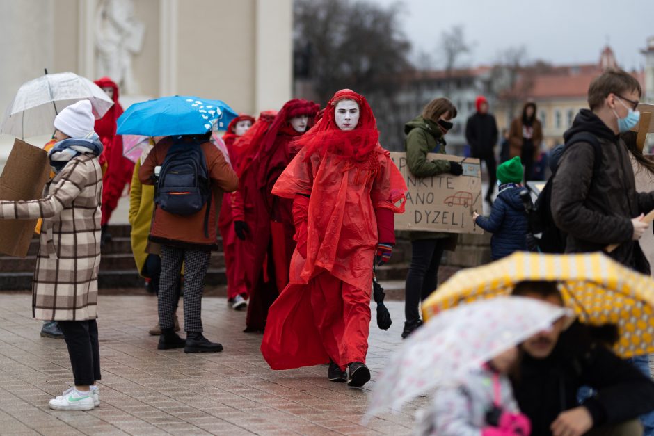 Protestuojantieji dėl migracijos politikos: tai – demokratijos egzaminas