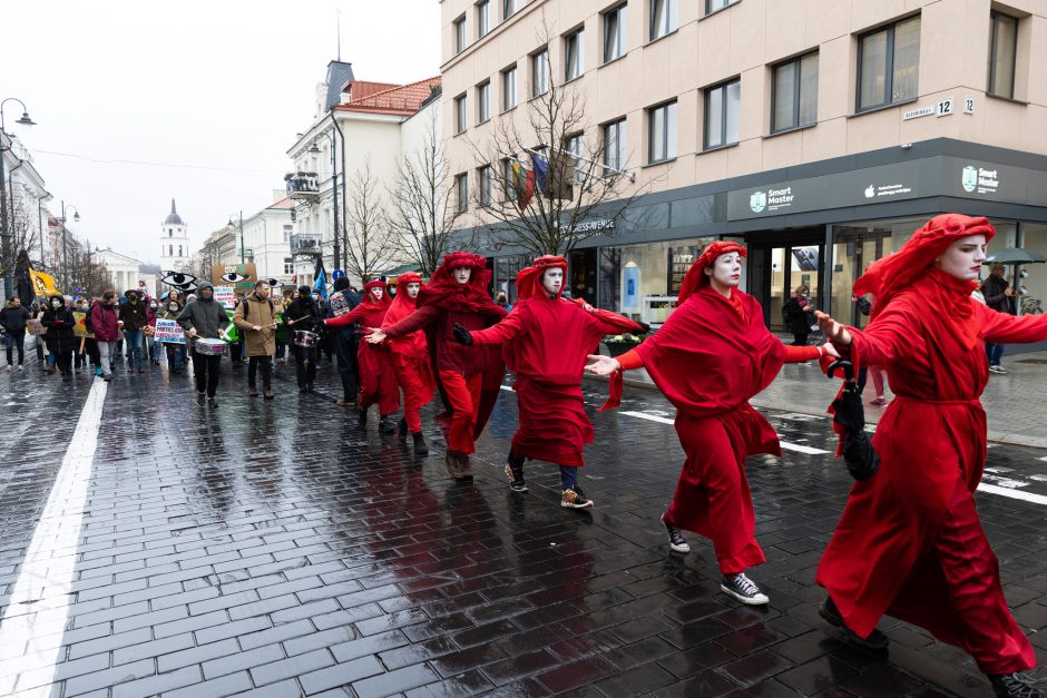 Protestuojantieji dėl migracijos politikos: tai – demokratijos egzaminas