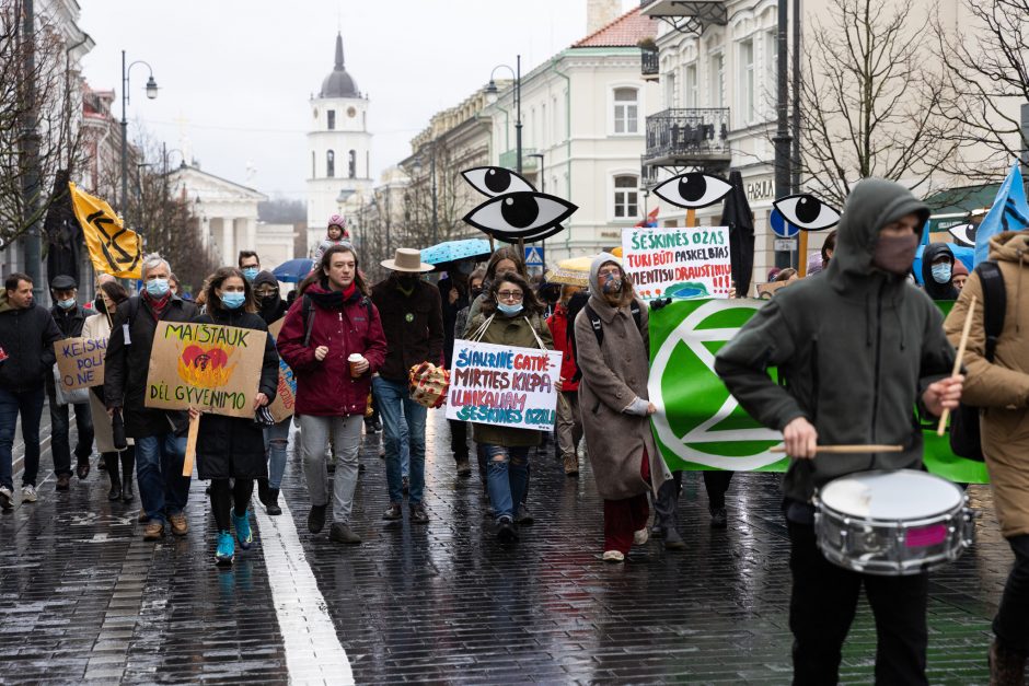 Protestuojantieji dėl migracijos politikos: tai – demokratijos egzaminas