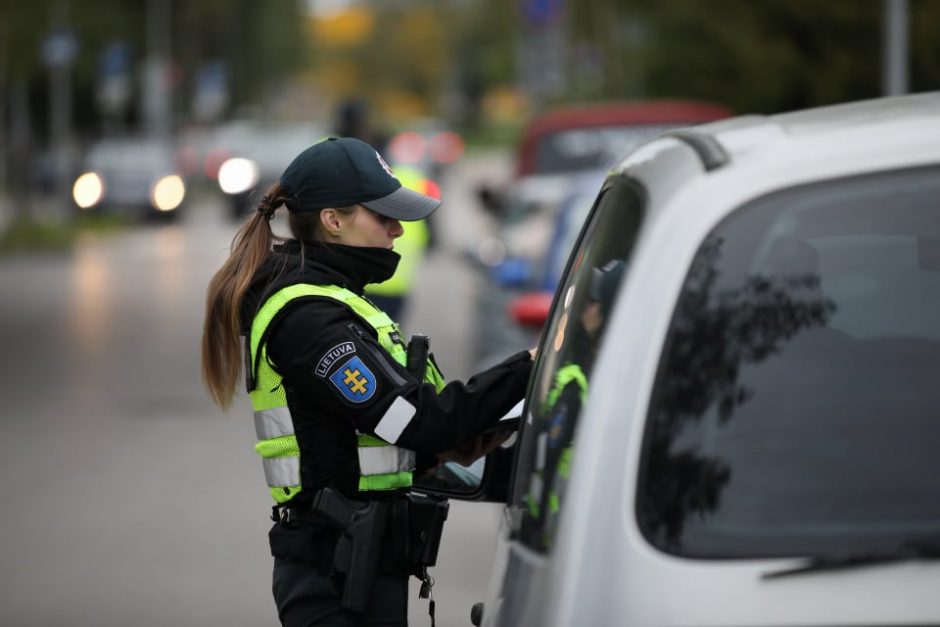 Uostamiesčio pareigūnai tikrino, ar į mokyklas vaikai vyksta saugiai