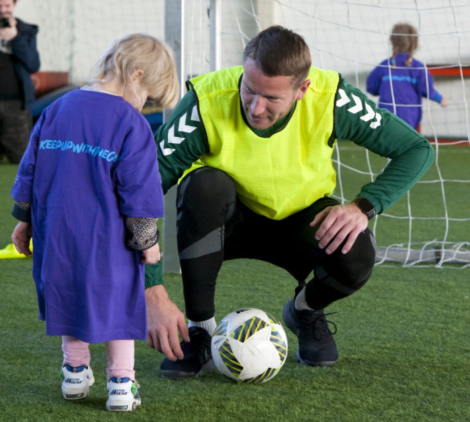 Ypatingų poreikių vaikams – futbolo profesionalų dėmesys