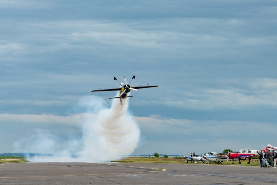 Nidos padangėje – pilotų sujudimas