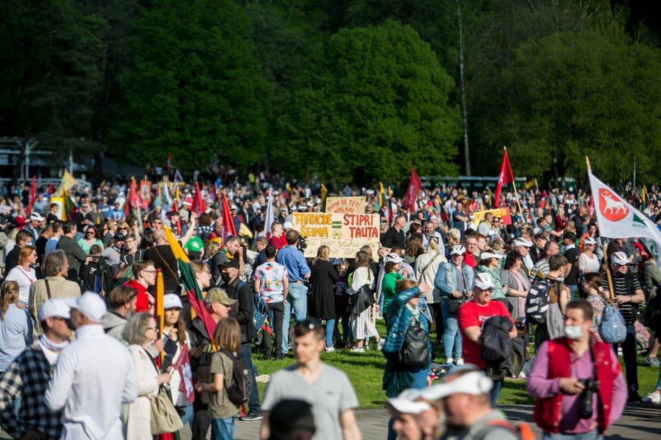 Vilniaus valdžia: užfiksavome, kad Šeimos gynimo marše buvo gausiai vartojami alkoholiniai gėrimai