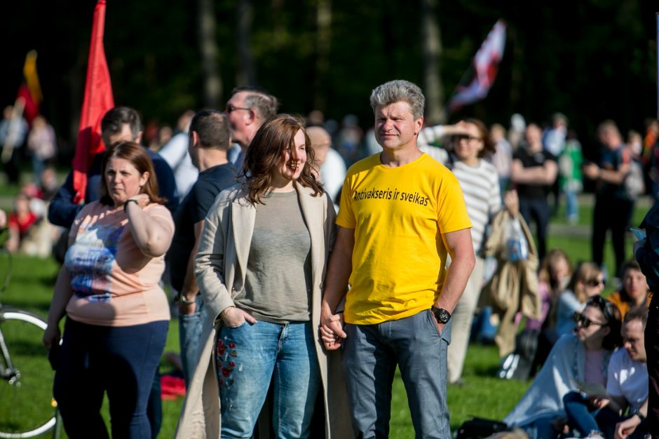 Vilniaus valdžia: užfiksavome, kad Šeimos gynimo marše buvo gausiai vartojami alkoholiniai gėrimai