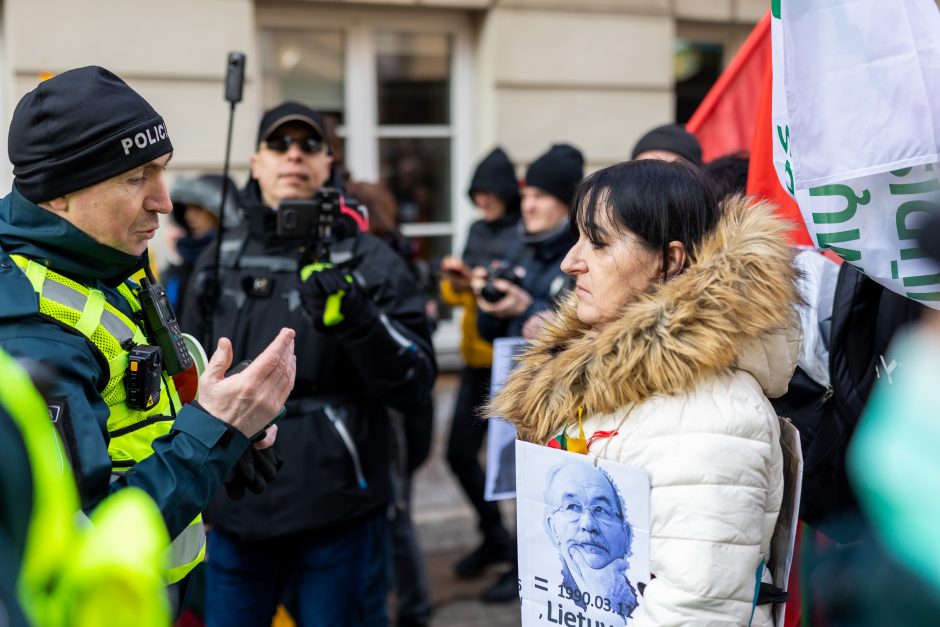 V. Landsbergis: policija lazdos neperlenkė, tą padarė nutarusieji versti valdžią Lietuvoje