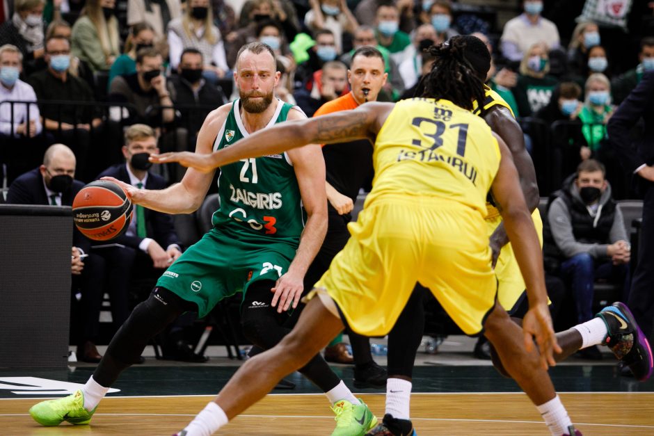 Kauno „Žalgiris“ kovoje su Stambulo „Fenerbahče“ išplėšė pergalę