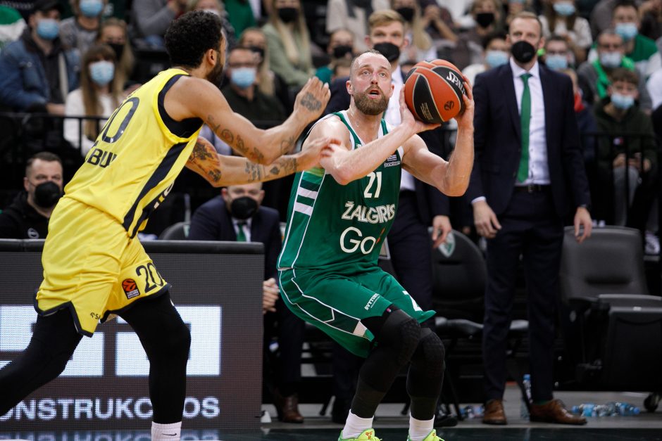 Kauno „Žalgiris“ kovoje su Stambulo „Fenerbahče“ išplėšė pergalę