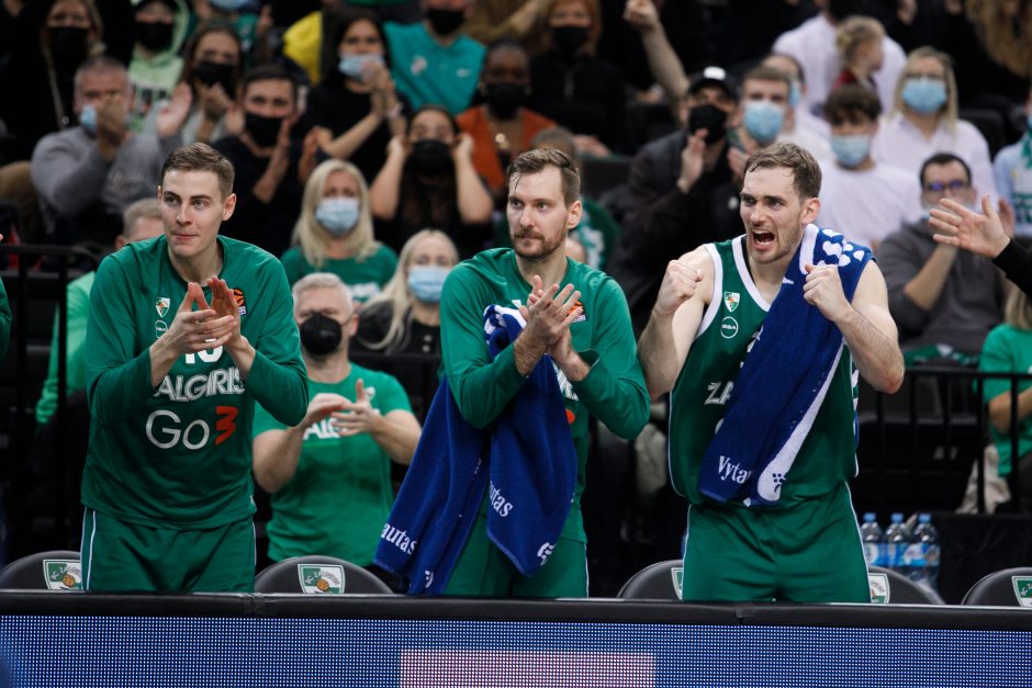 Kauno „Žalgiris“ kovoje su Stambulo „Fenerbahče“ išplėšė pergalę