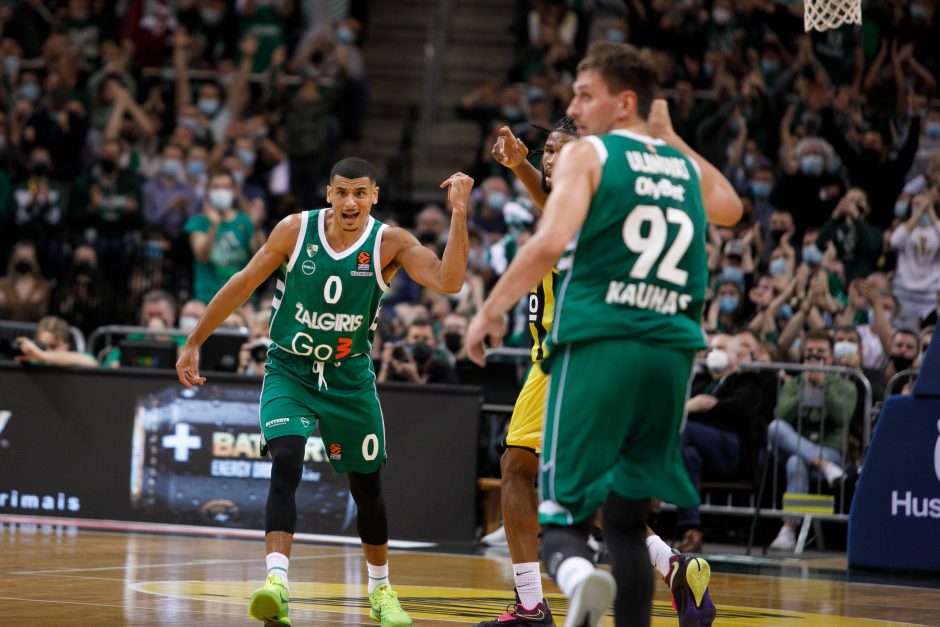 Kauno „Žalgiris“ kovoje su Stambulo „Fenerbahče“ išplėšė pergalę