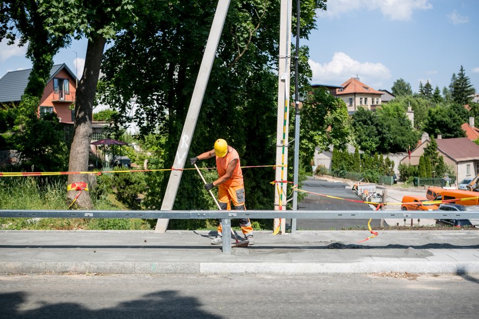 P. Kalpoko gatvės viaduko rekonstrukcija baigta – jau leidžiamas eismas