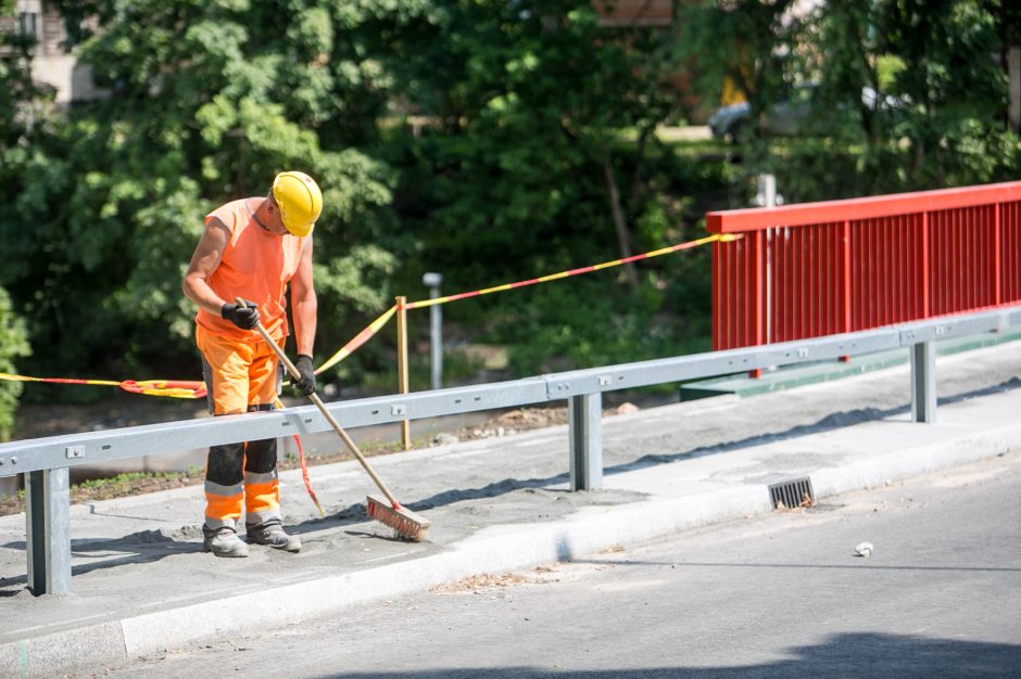 P. Kalpoko gatvės viaduko rekonstrukcija baigta – jau leidžiamas eismas