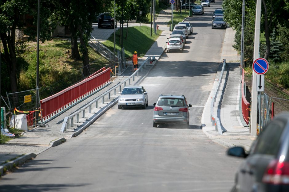 P. Kalpoko gatvės viaduko rekonstrukcija baigta – jau leidžiamas eismas