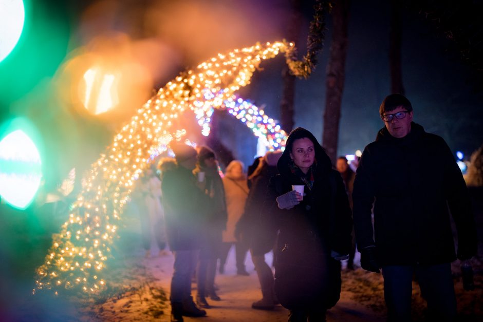 Pakruojo dvare jau penktą kartą sušvito drakonai