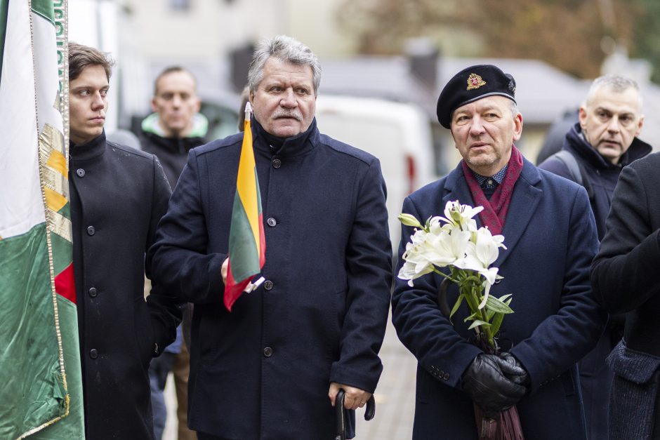 Antakalnio kapinėse palaidotas partizanas J. Vitkus-Kazimieraitis