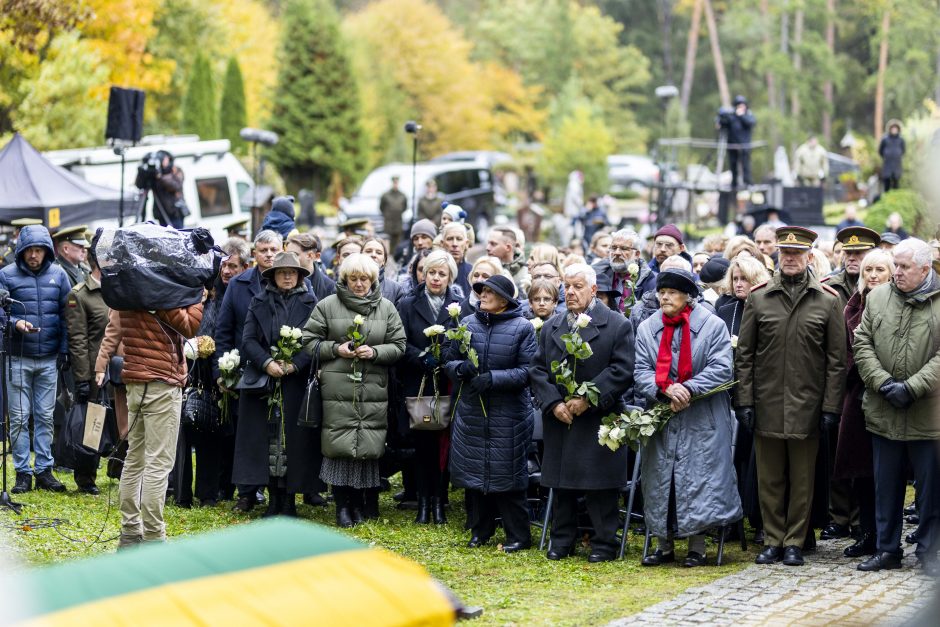 Antakalnio kapinėse palaidotas partizanas J. Vitkus-Kazimieraitis