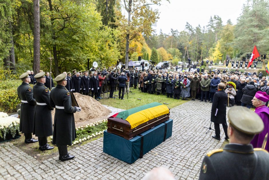 Antakalnio kapinėse palaidotas partizanas J. Vitkus-Kazimieraitis