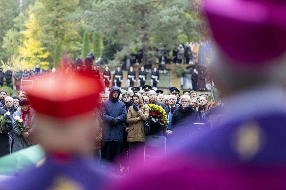 Antakalnio kapinėse palaidotas partizanas J. Vitkus-Kazimieraitis