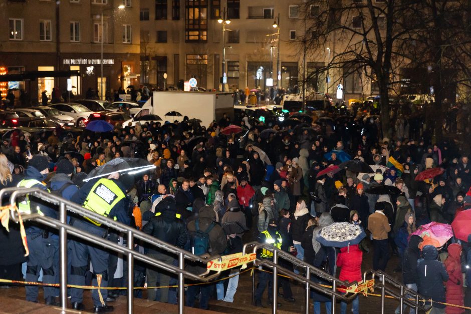 Vienas protesto organizatorių prašo G. Palucko paneigti žodžius apie „Dešimt tylos minučių“