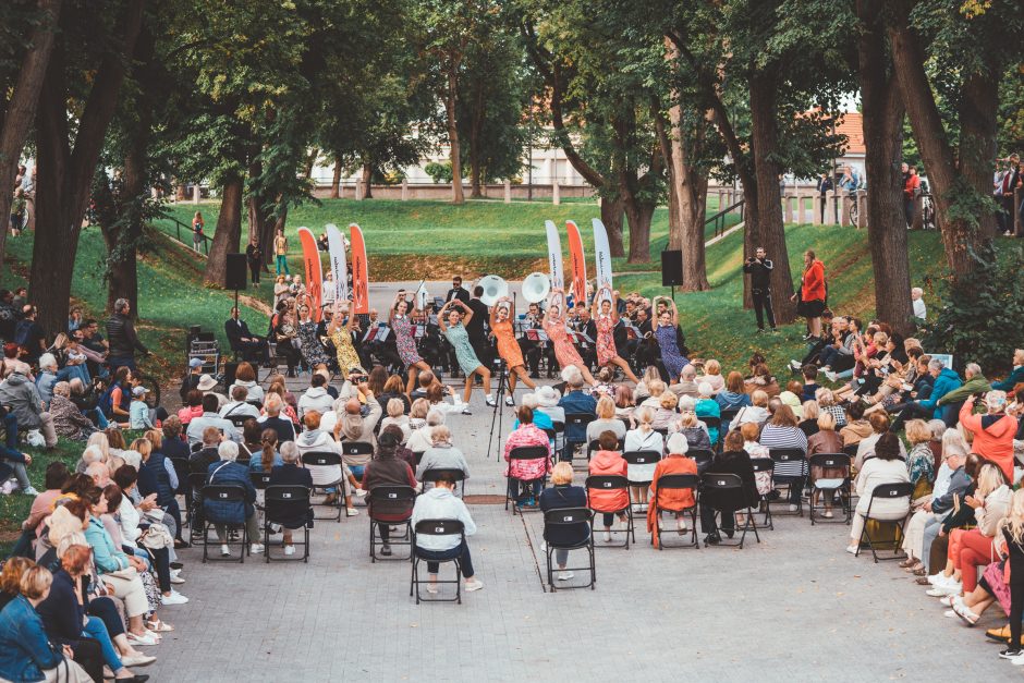 Parko muzika: Kauko laiptų terasoje skambėjo auksinės D. Dolskio dainos