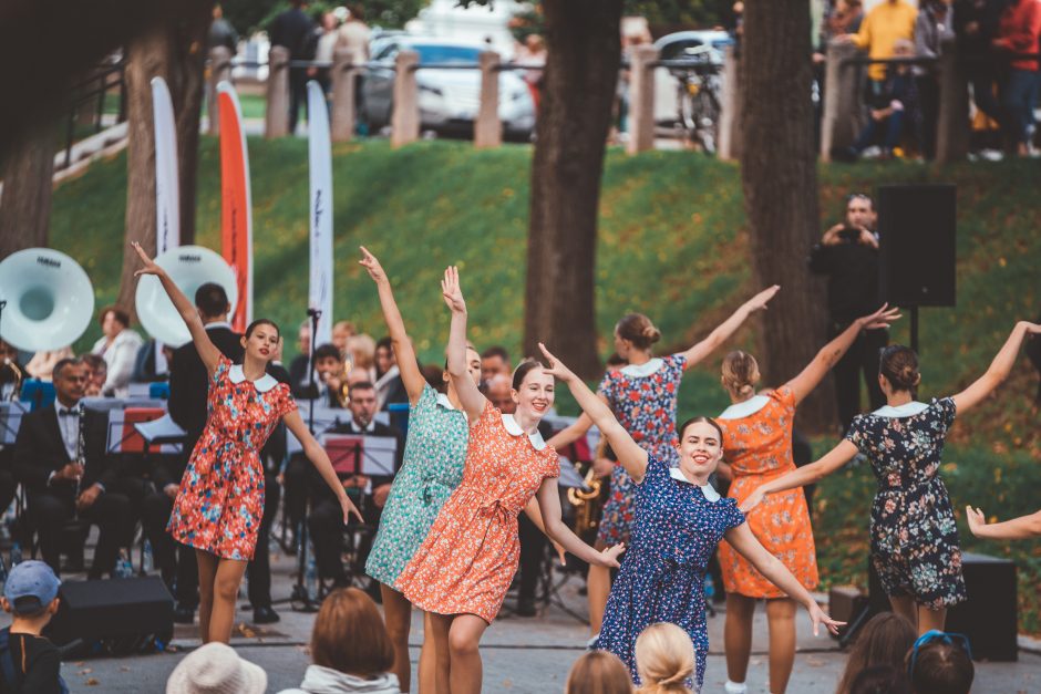 Parko muzika: Kauko laiptų terasoje skambėjo auksinės D. Dolskio dainos