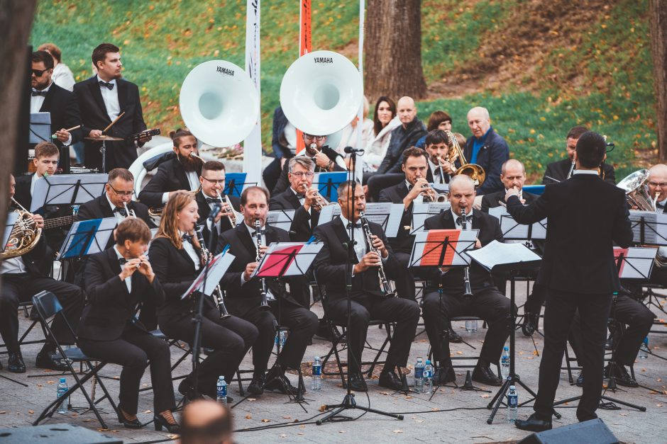 Parko muzika: Kauko laiptų terasoje skambėjo auksinės D. Dolskio dainos