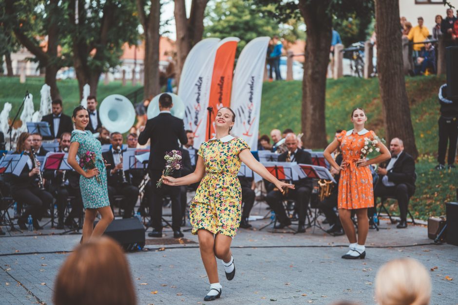 Parko muzika: Kauko laiptų terasoje skambėjo auksinės D. Dolskio dainos