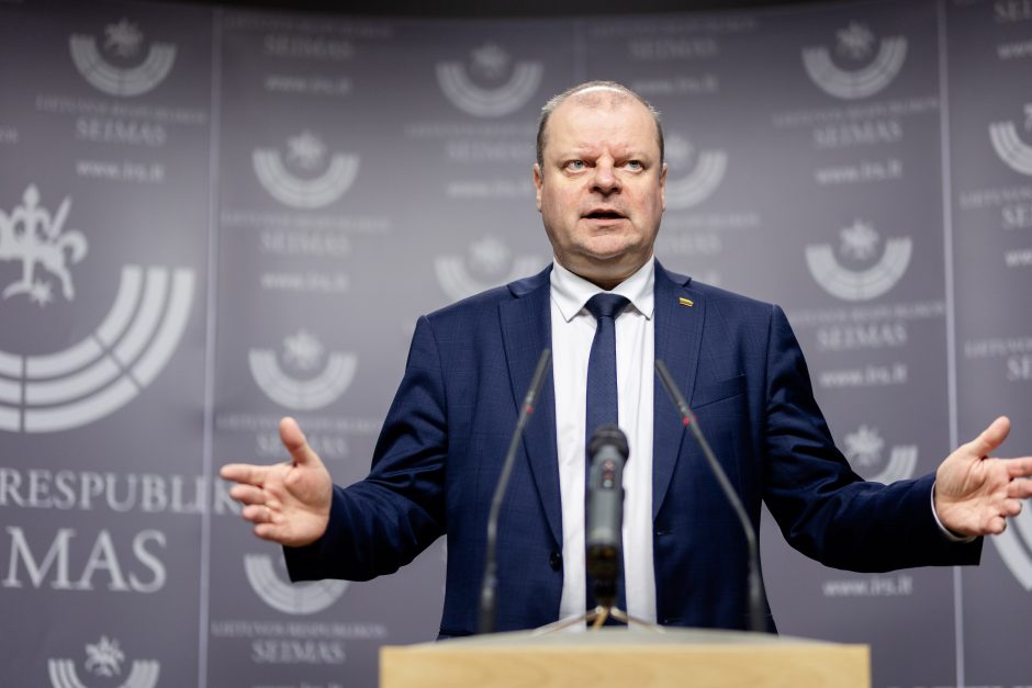 Skvernelis: yra vienas esminis dalykas