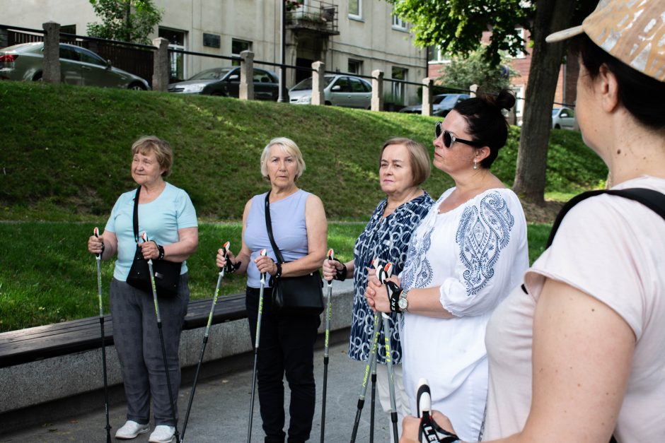 Šiaurietiško ėjimo treniruotės: „Už lazdų ir į gamtą!“