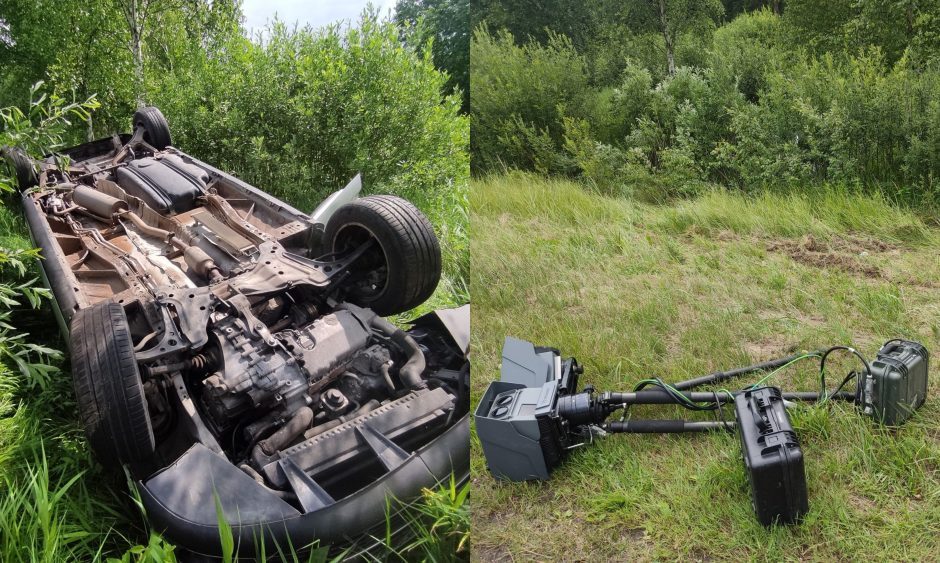 Vairuotojas prisipažino, kad išsigando trikojo: gali tekti atlyginti 30 tūkst. eurų žalą 