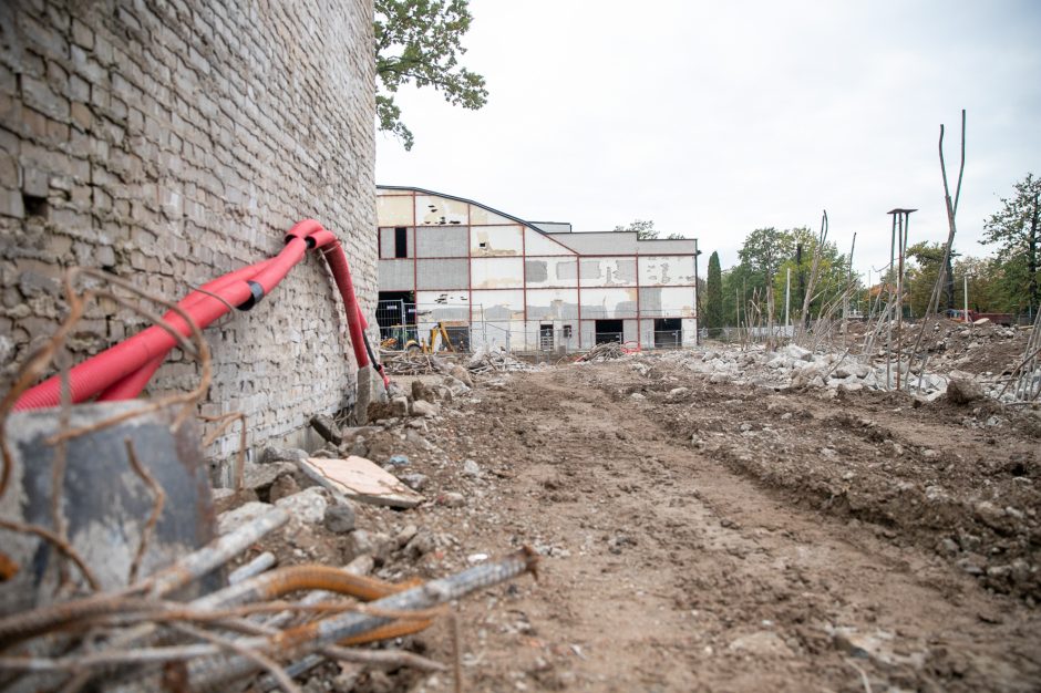 Žiema nesustabdys Kauno stadiono rekonstrukcijos