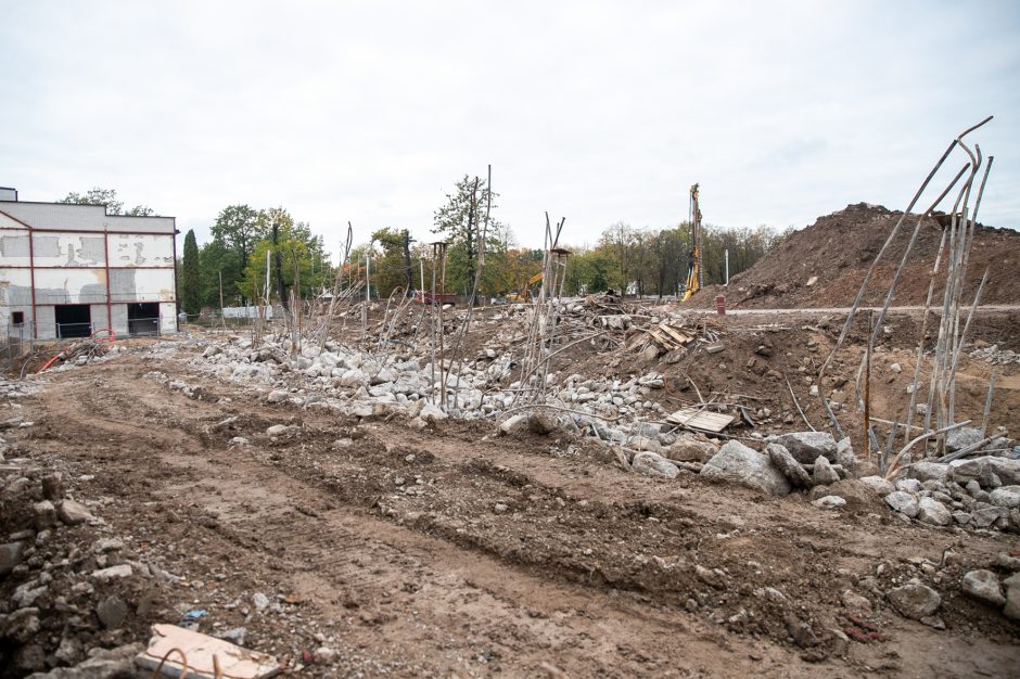 Žiema nesustabdys Kauno stadiono rekonstrukcijos