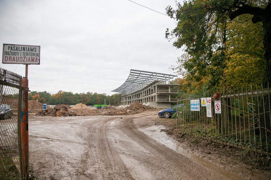 Žiema nesustabdys Kauno stadiono rekonstrukcijos