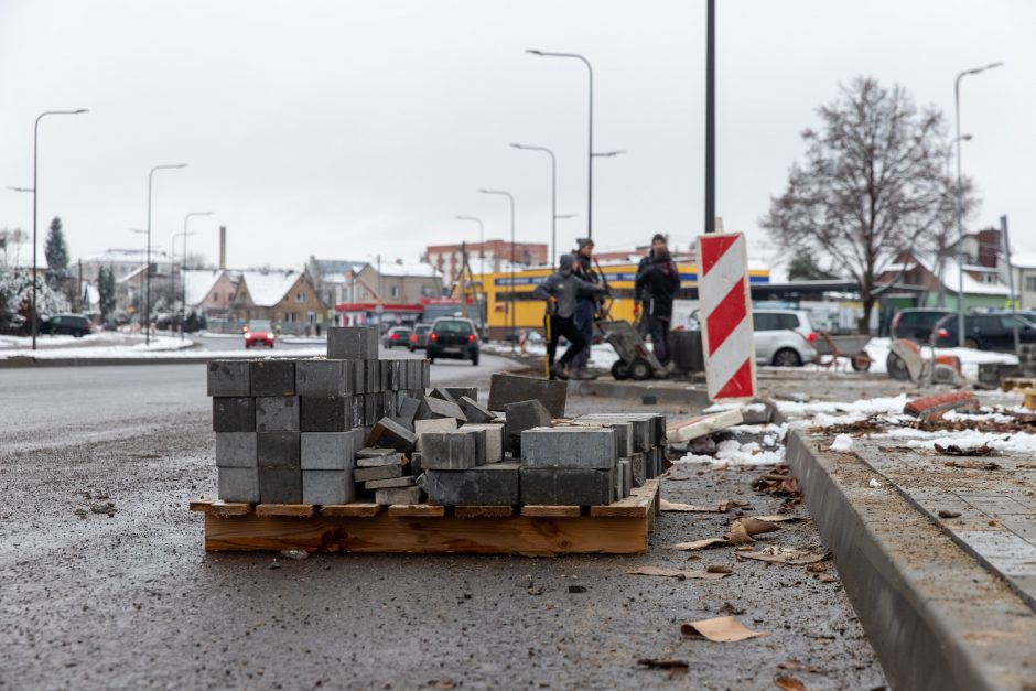 Žiema darbininkų namo nevaro: šiemet dar žadama nemažai ką nuveikti