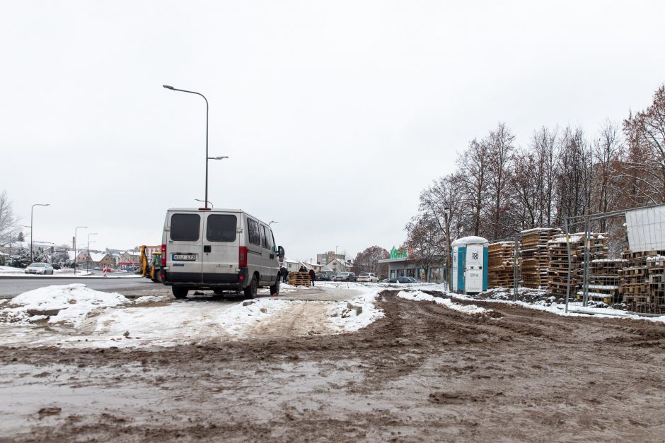 Žiema darbininkų namo nevaro: šiemet dar žadama nemažai ką nuveikti