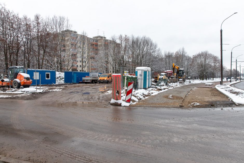 Žiema darbininkų namo nevaro: šiemet dar žadama nemažai ką nuveikti