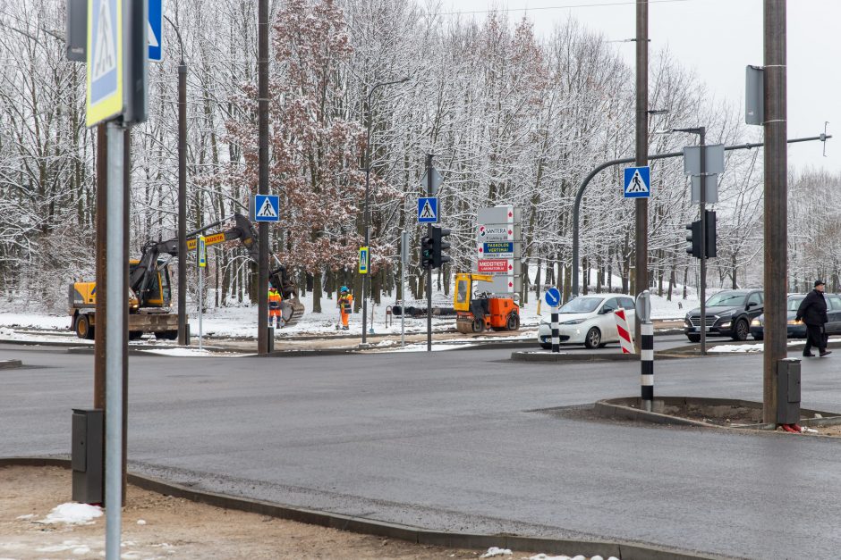 Žiema darbininkų namo nevaro: šiemet dar žadama nemažai ką nuveikti